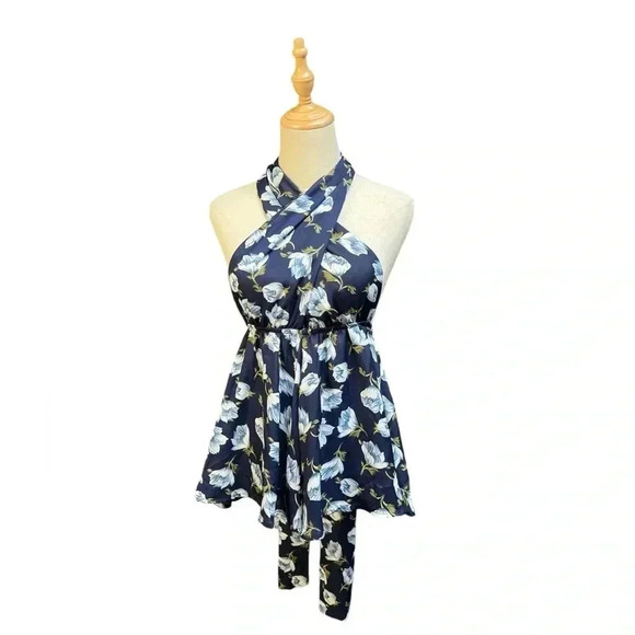 Lulus Floral Romper Size S - Picture 1 of 6